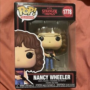 Funko Pop! Nancy Wheeler with Gun - Brown and Blue